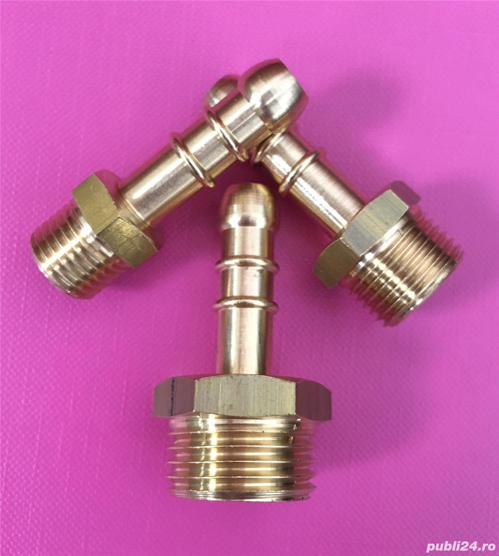 Racord portfurtun GPL 1/2, 3/8 la iesirea din regulatorul de joasa presiune