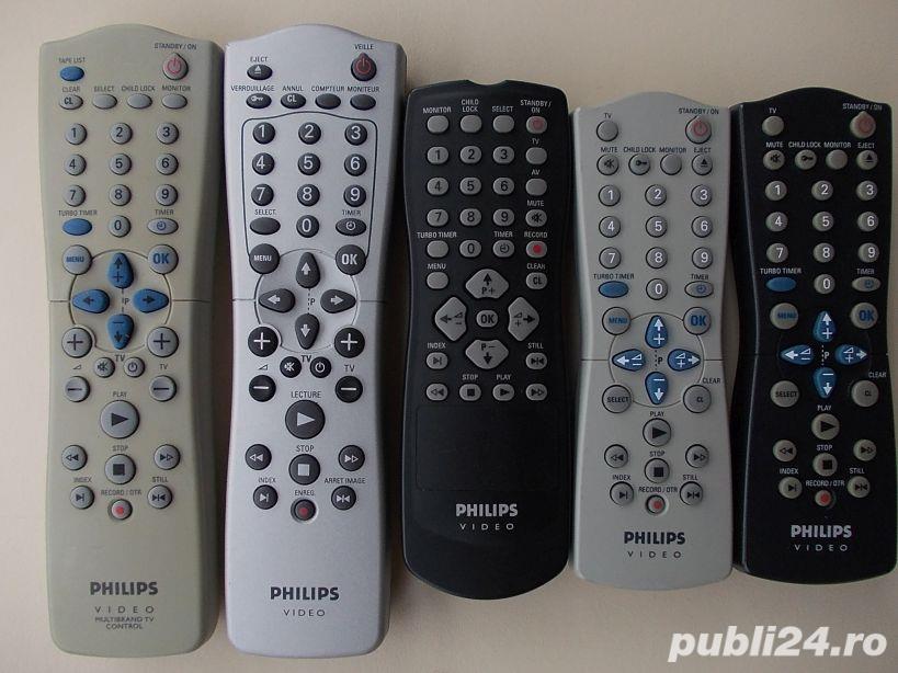 Telecomanda philips dvd player vcr recorder hitachi