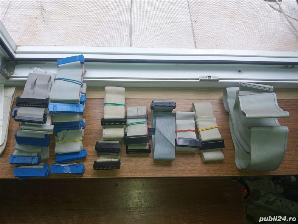 Cabluri colectie PC floppy FDD 5.25 HDD vechi MFM