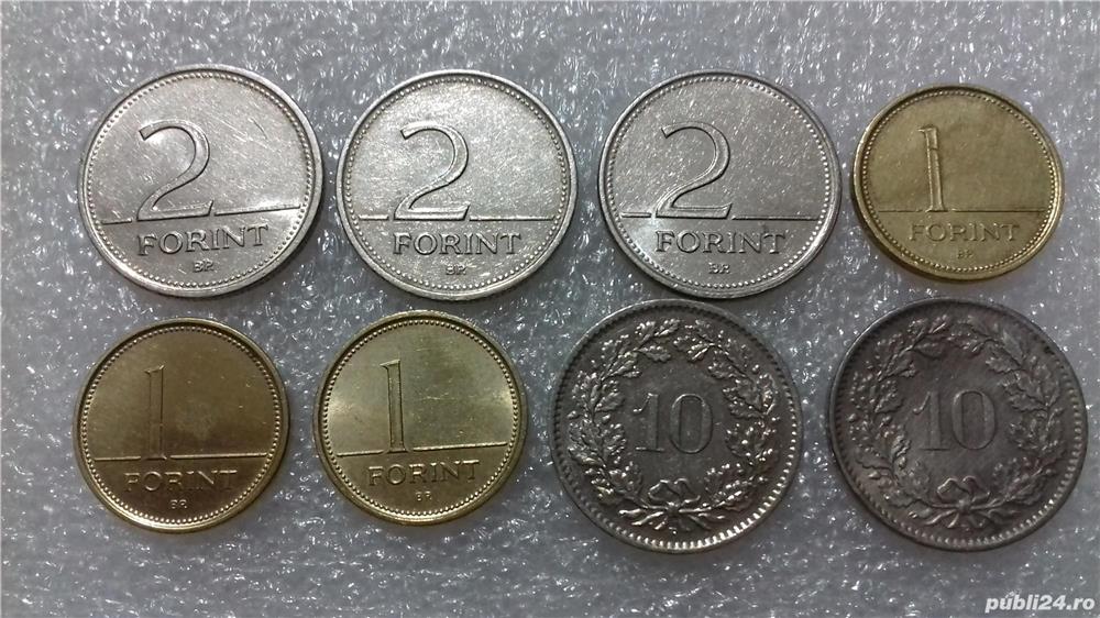 Monede Ungaria-Elvetia  1962-2006