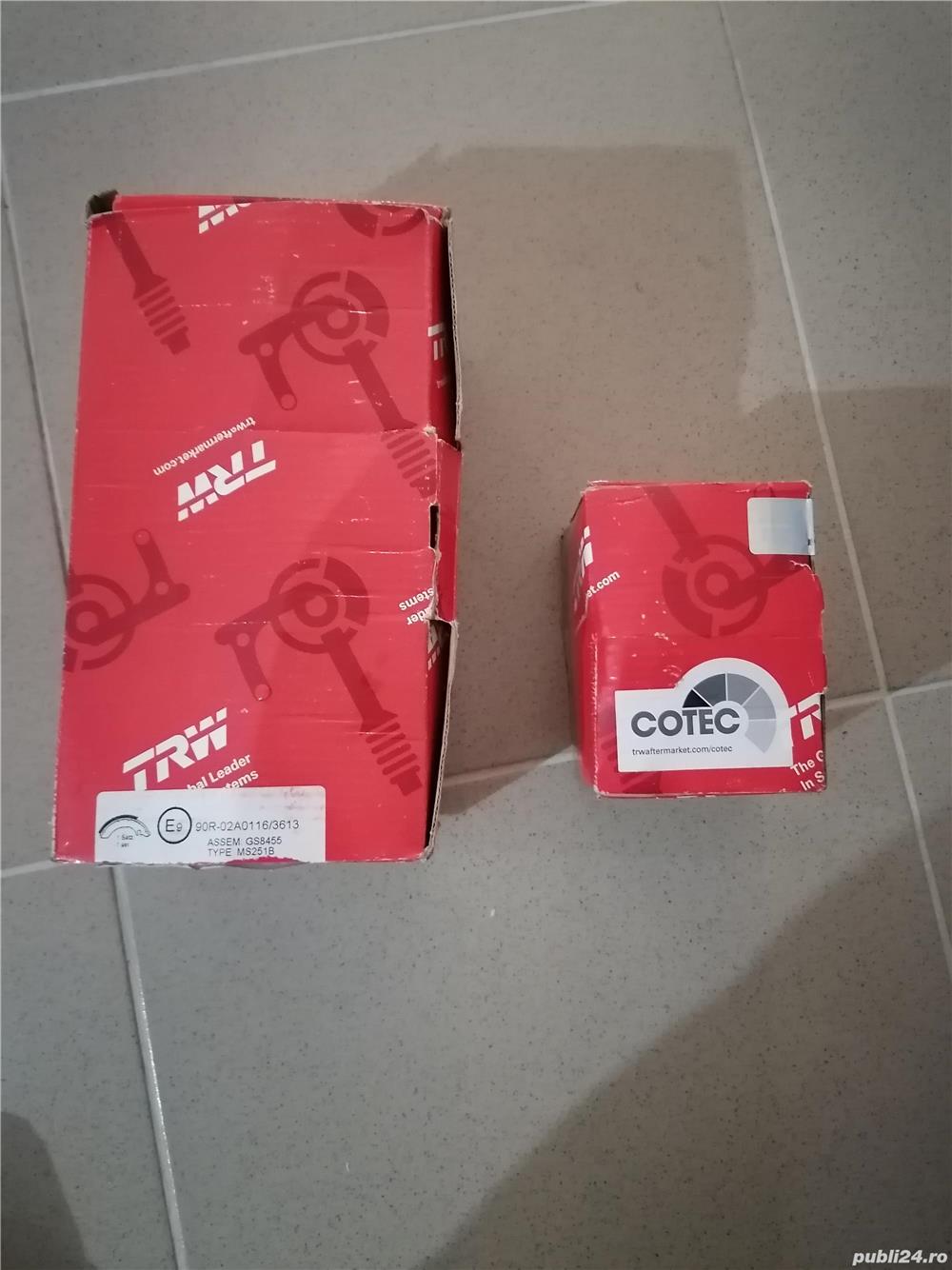 Vând plăcute frână plus ferodouri Dacia Logan