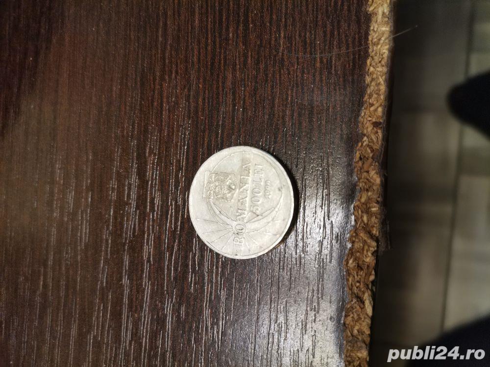 Moneda 500 lei ediția 1999 eclipsa soare