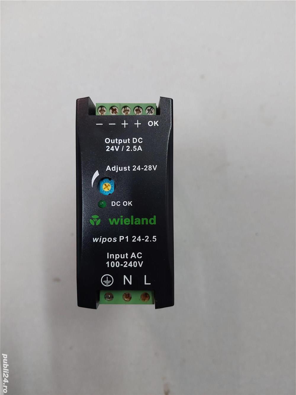Sursa tensiune profesionala stabilizata in comutatie Wieland WIPOS P1 24-2,5