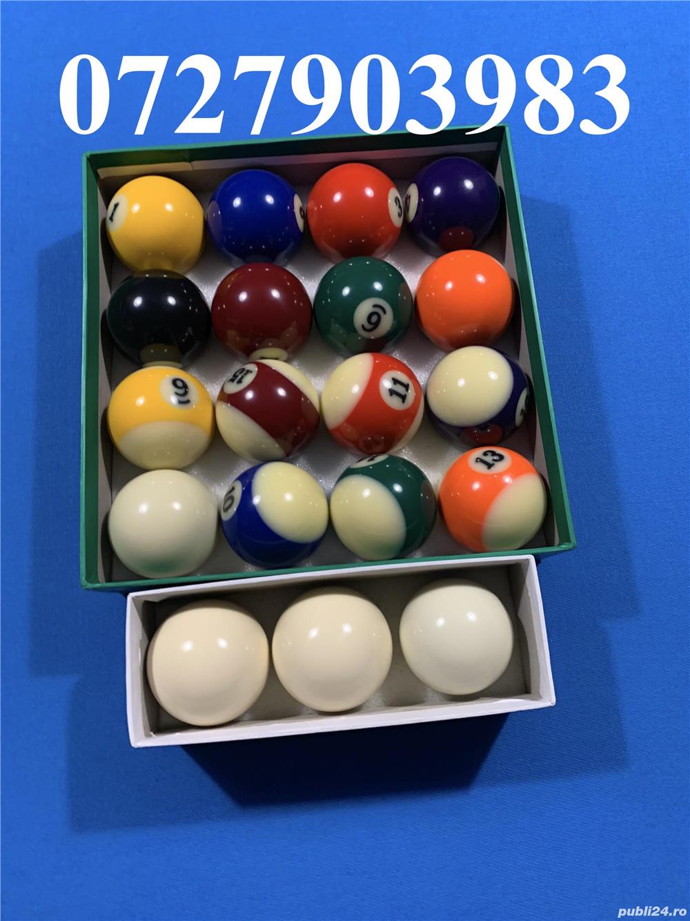 Set bile biliard Deluxe cu bila albă inclusă
