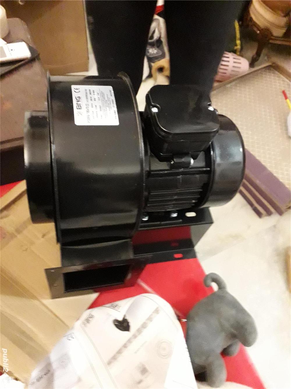 Motor hota inox profesional suflanta centrifugal 600w,ventilator nou