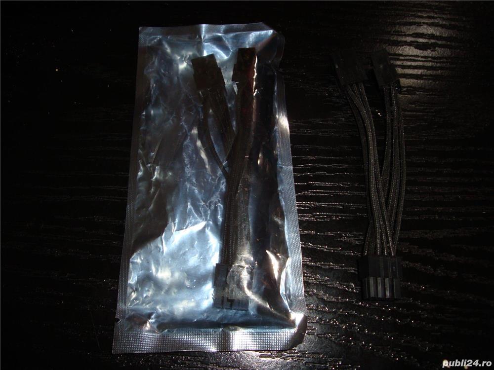 2 buc cablu evga 2x pci-e 6 pini la pci-e 8 pini
