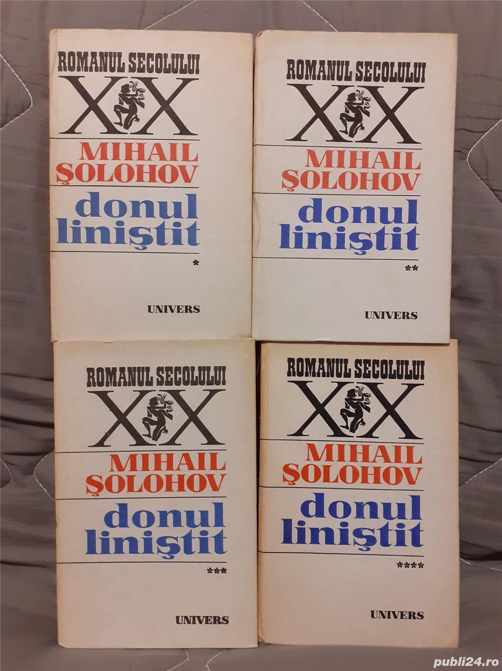 Donul linistit-Mihail Solohov (4 vol) editie cartonata