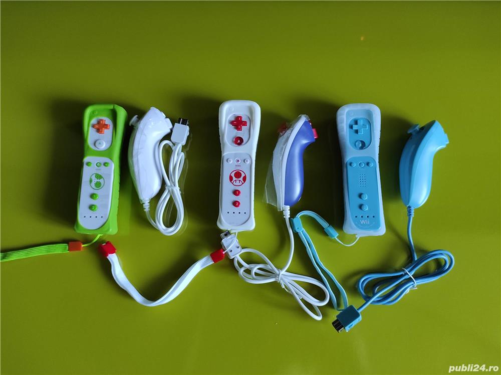 Seturi noi Wii Mote/controllere Motion Plus Inside seturi Yoshi, Toad, blue + nunchuck - seturi noi