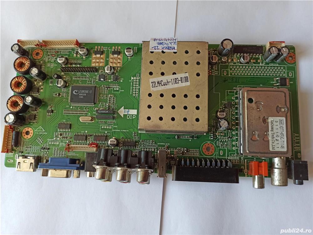 Placa digitala tv. HIRSCH FH-22LMH TV/DVD