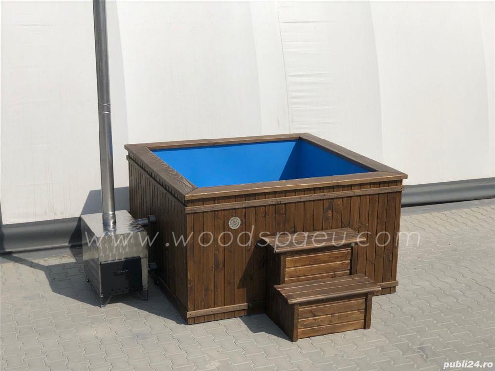 Ciubar Din Plastic PP Pt. Sobă Exterioară Model Premium RECTA 