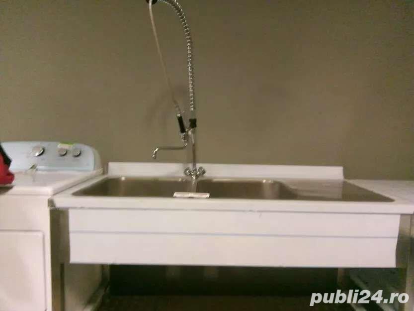 Spalator,Chiuveta,lavoar inox 160x70x80cm,profesionala inox
