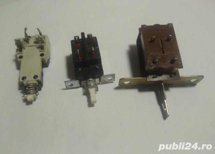 Lot de 3 intrerupătoare pentru aparate vechi -statii sau combine audio