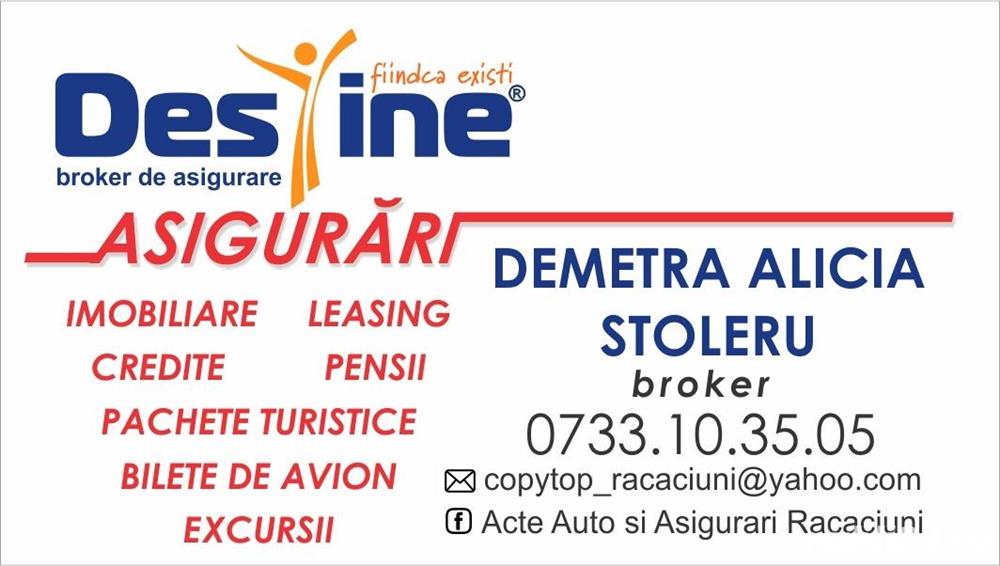 Job Asistent in brokeraj ( broker de asigurări)- Destine broker