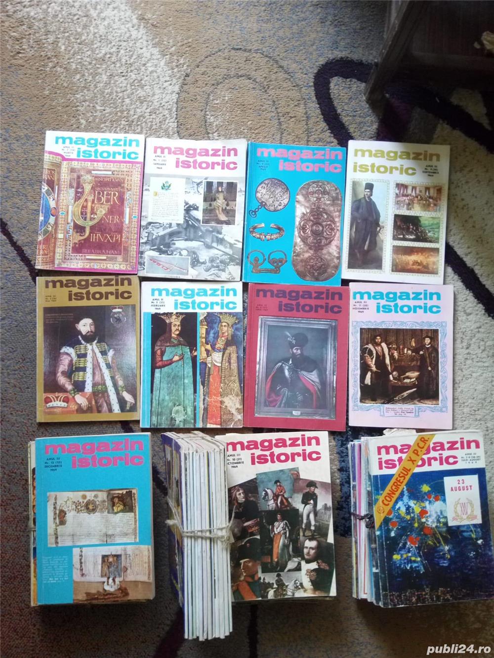 Vand colectie de Carti Magazin Istoric 1969 60buc.