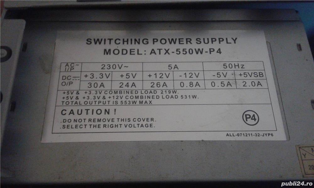 Sursa PC ATX 550W