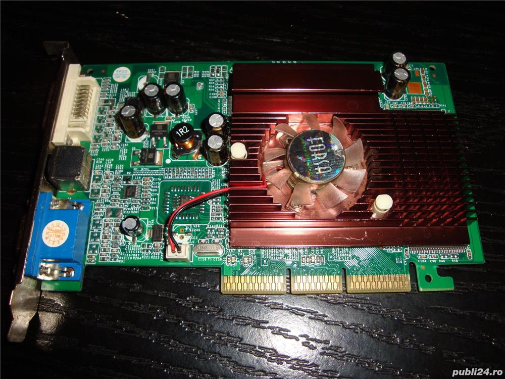 Placa video Nvidia FX 5500 256 Mb DDR AGP 4x   AGP 8x