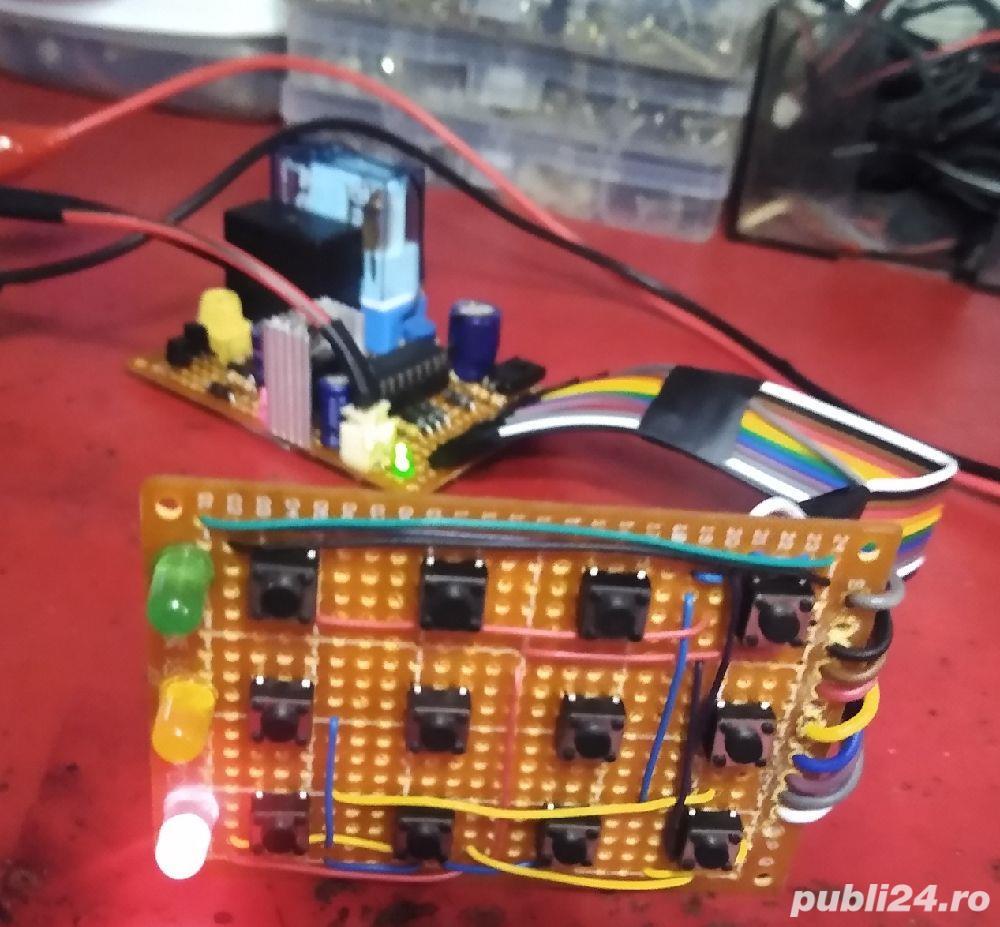 Kit   modul alarma la 12V cu tastatura - cod din 5 cifre