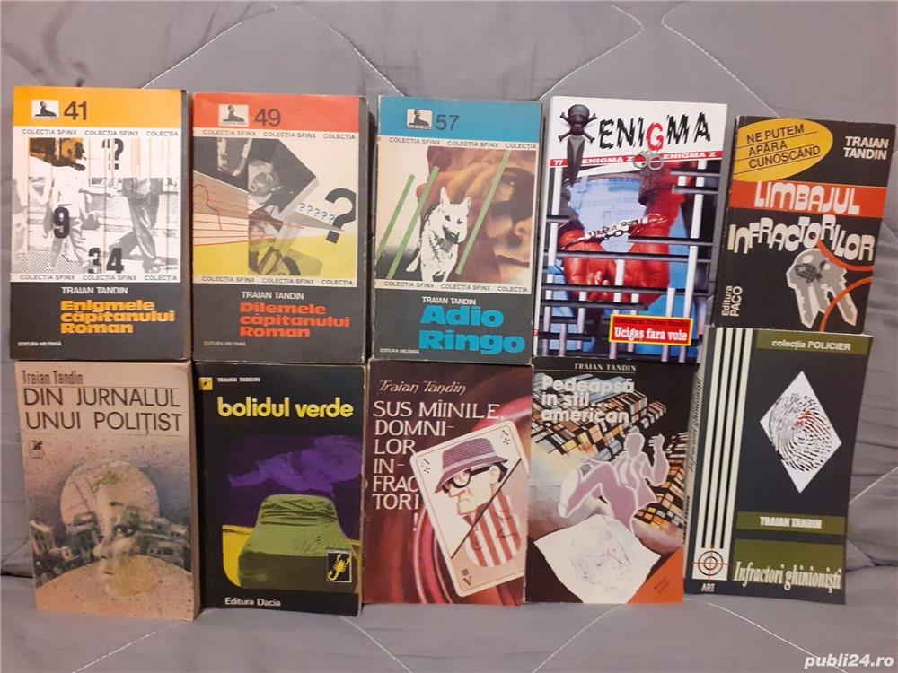 Traian Tandin carti criminalistica (10 vol)