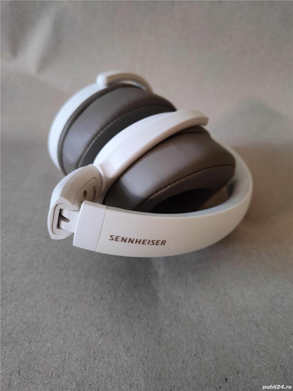 Casti Sennheiser HD 350BT, Alb, Over the ear, Bluetooth, Microfon