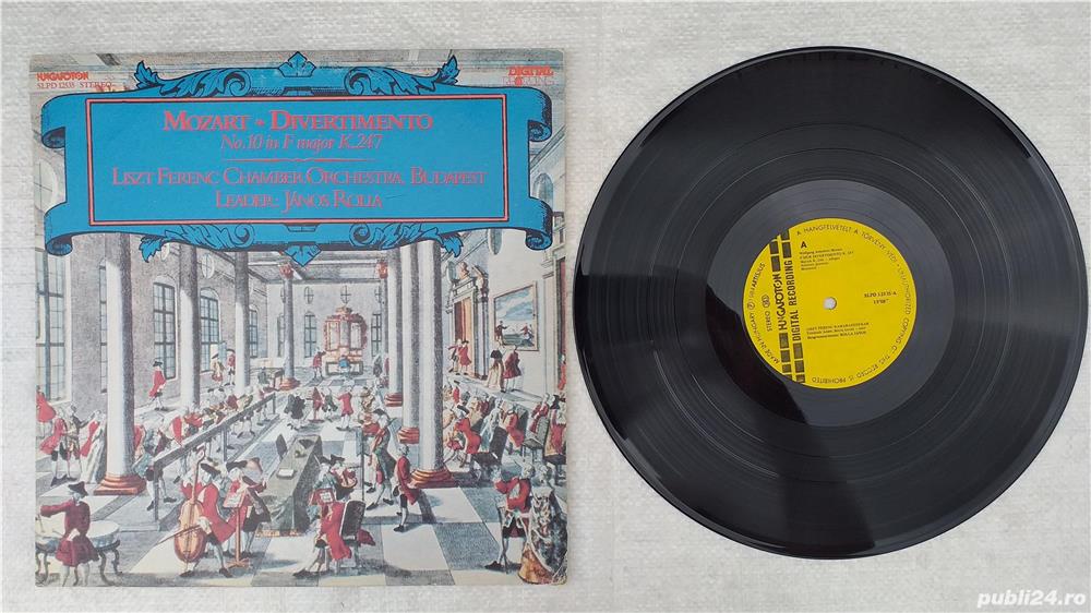 vinil disc muzica clasica Amadeus Mozart, casa discuri Hungaroton Ungaria