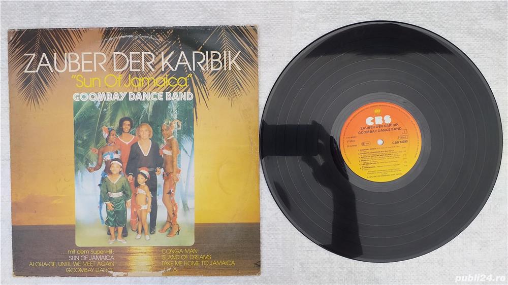 LP vinil disc muzica disco Goombay Dance Band - Sun of Jamaica, casa discuri CBS