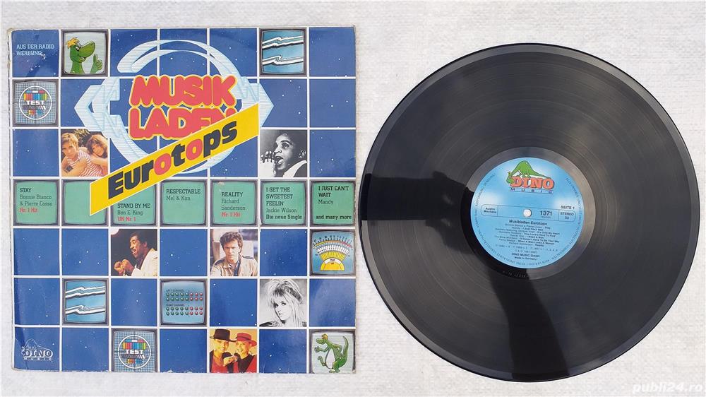 vinil disc muzica selectii pop dance anii 80, Musikladen Eurotops, Dino Music