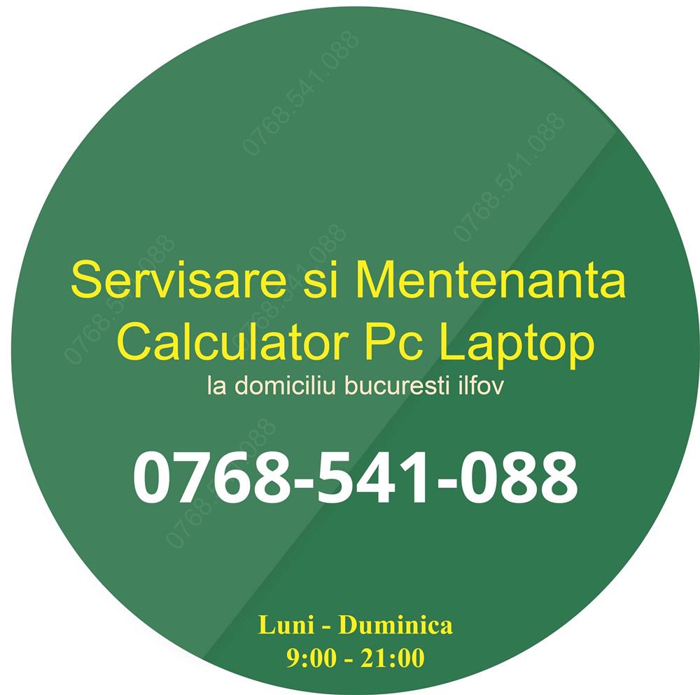 Reparatii calculatoare la domiciliu bucuresti