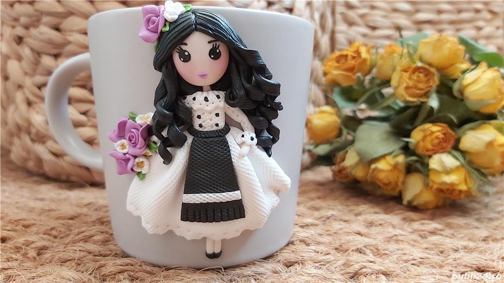 Cana papusa costum popular, cadou pentru sotie iubita, bunica