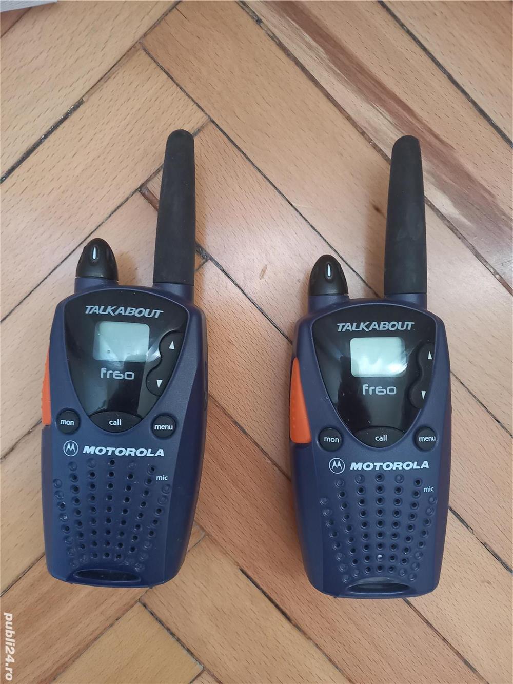 Statie portabila sau 2 statii Motorola talkabout fr60