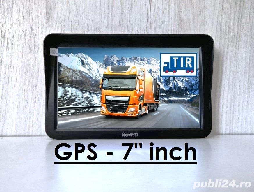 Navigatie - GPS 7" inchHD, 8GB, Program actualizat la zi. Truck/TIR/Camion/Auto.NOU. Garantie