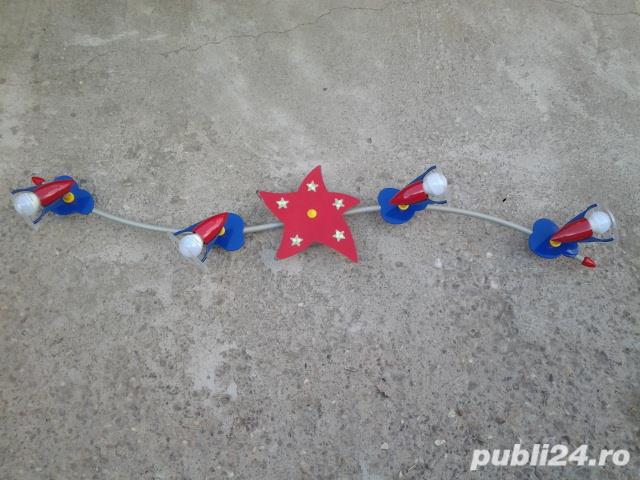 Wofi Plafoniera | Lustra camera copii | tineret 4 X 40 W