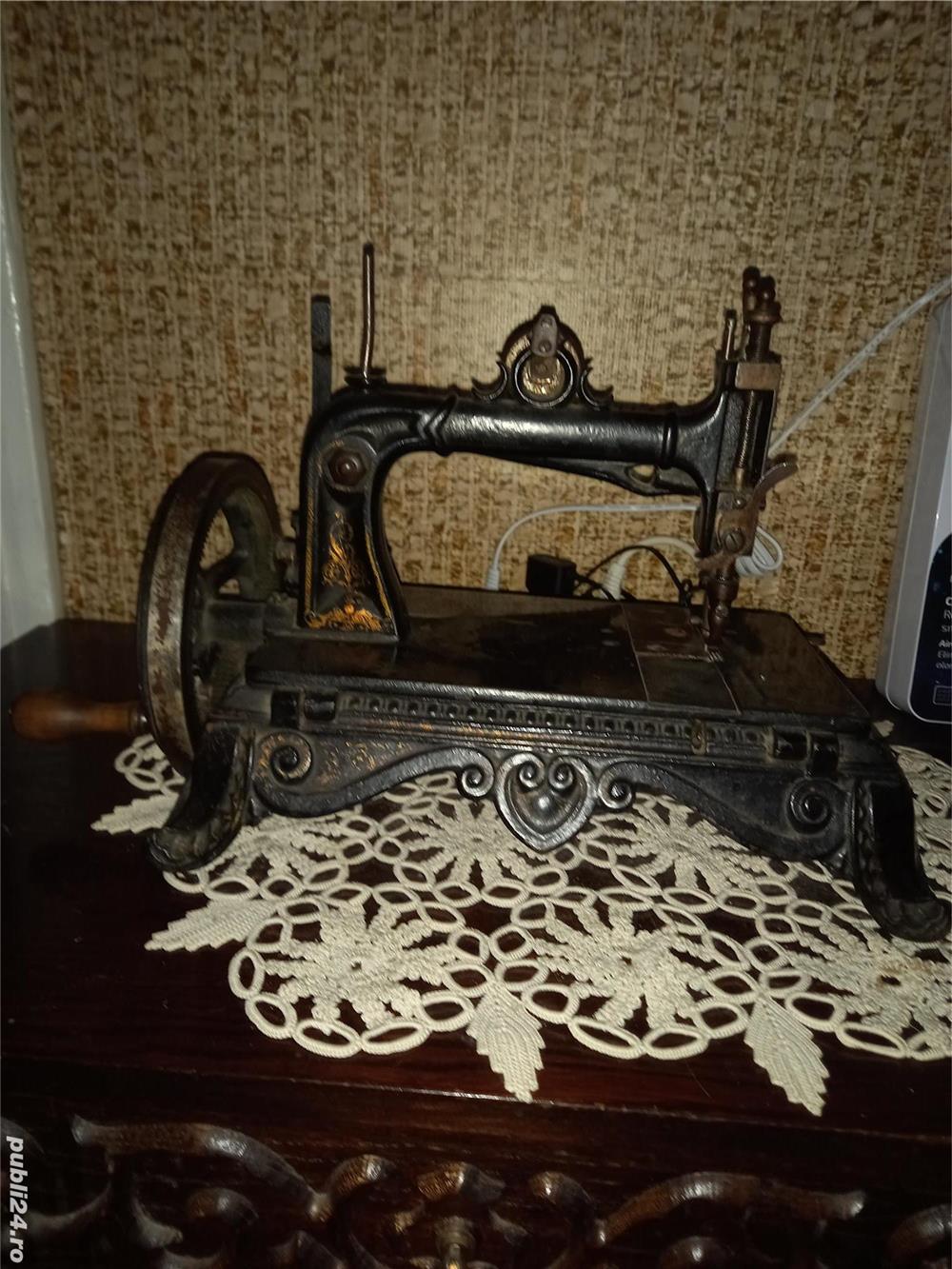 Vănd  mașină cusut manuală vintige grecească