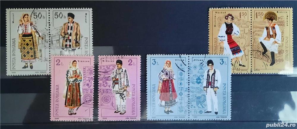 Timbre 1985 Costume populare romanesti