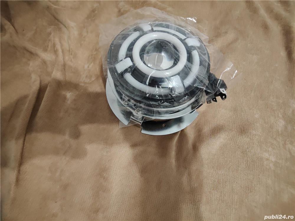 Far universal Led 5.75" auto moto cu suport de prindere