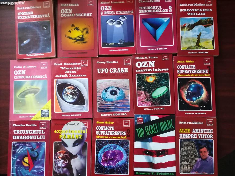 Colectia UFO - editura Domino (Daniken, Sider, Berlitz, etc)