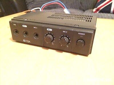 Statie auto woofer TOA Auna Westfalia sonorizare autocar TOA - CA-160 2 microfoane AUX IN