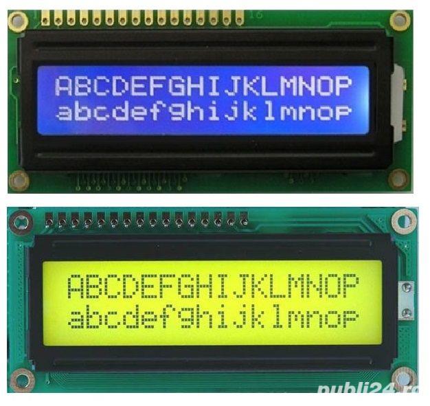 LCD Display 16x2 caractere latine1602 arduino, pic, avr, atmel