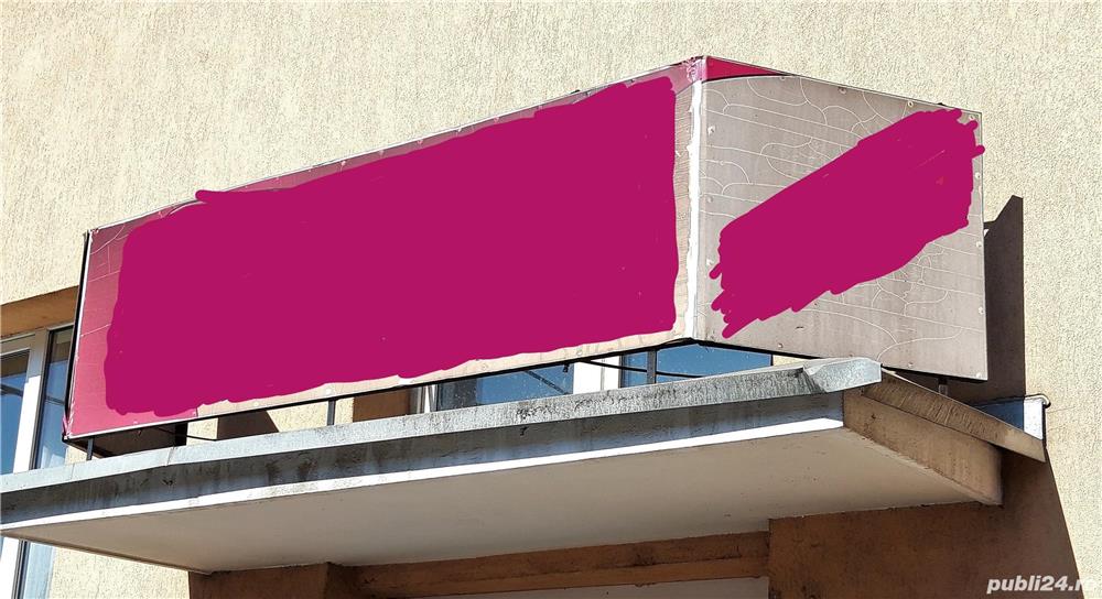 Panou reclama metalica