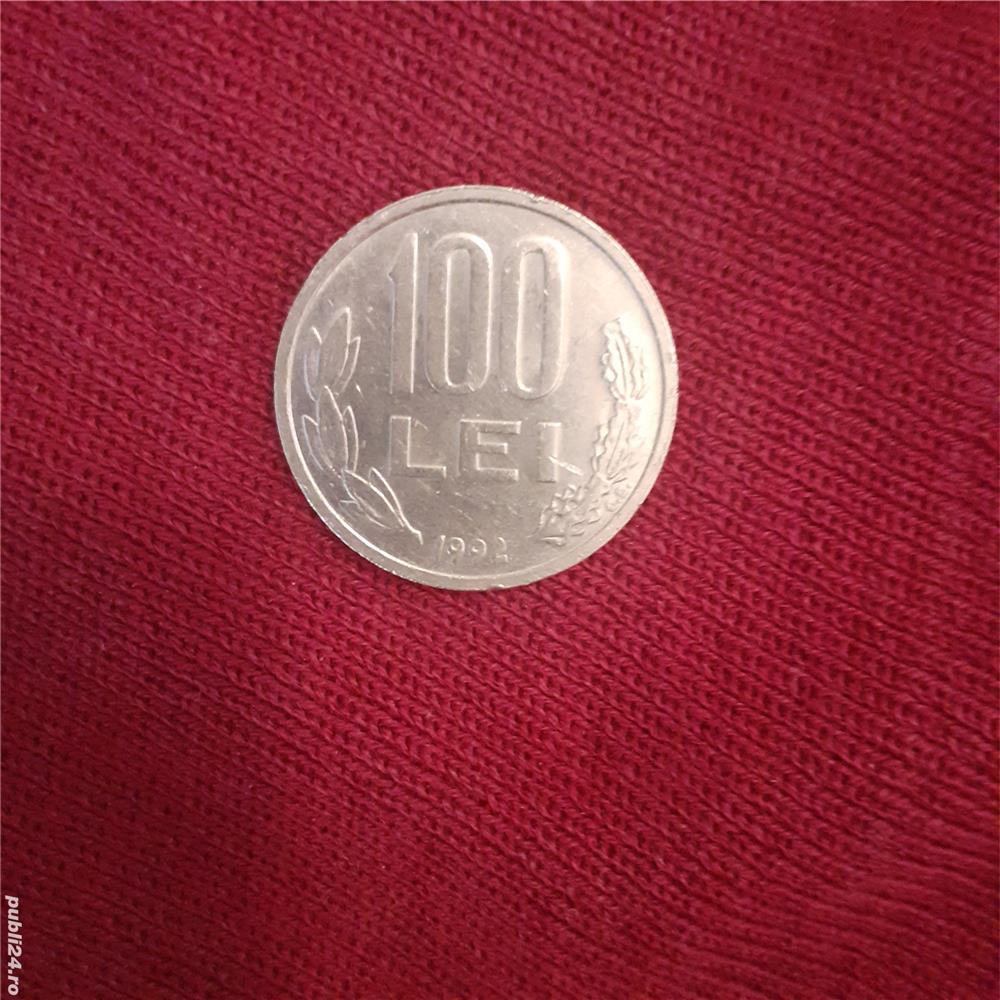moneda 20 lei si 100 lei cu M. Viteazu ambele din1992