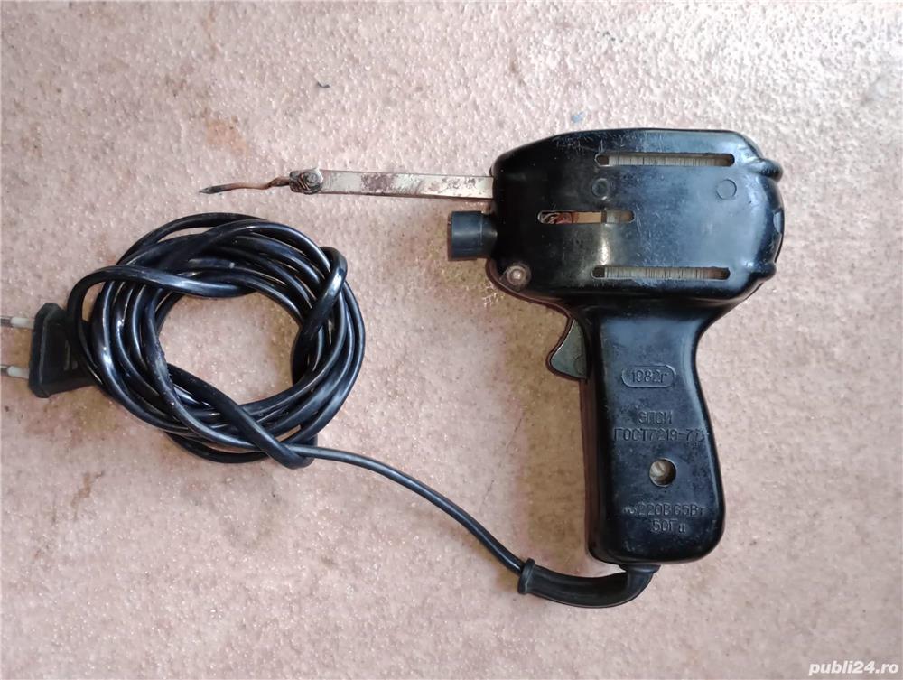 Letcon pistol de lipit Radio Progres 100W si rusesc URSS - statie lipit