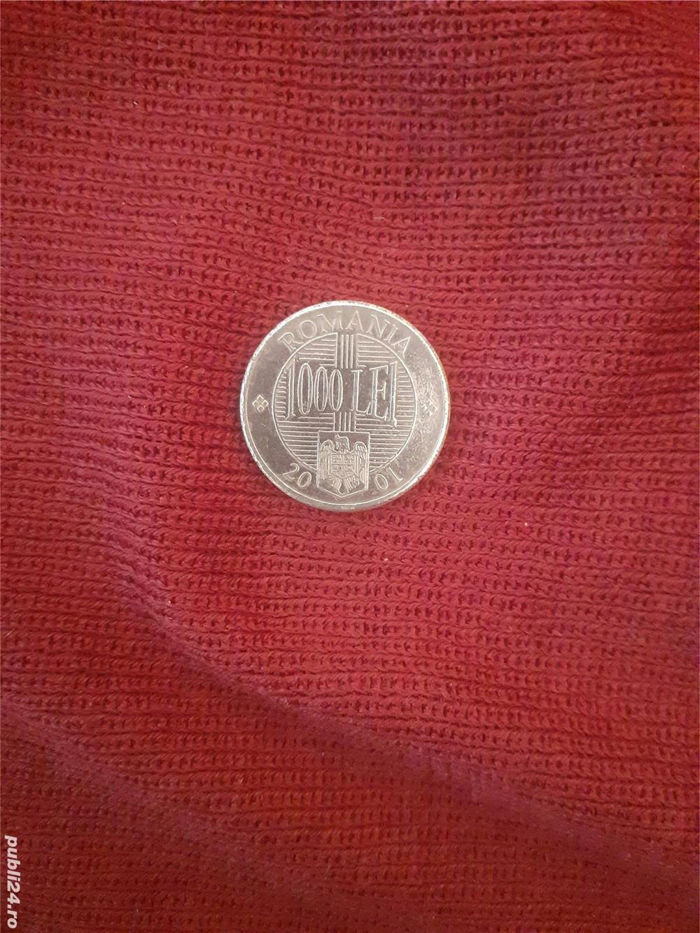 ofer monedă 1000 lei din 2001cu C. Brâncoveanu 