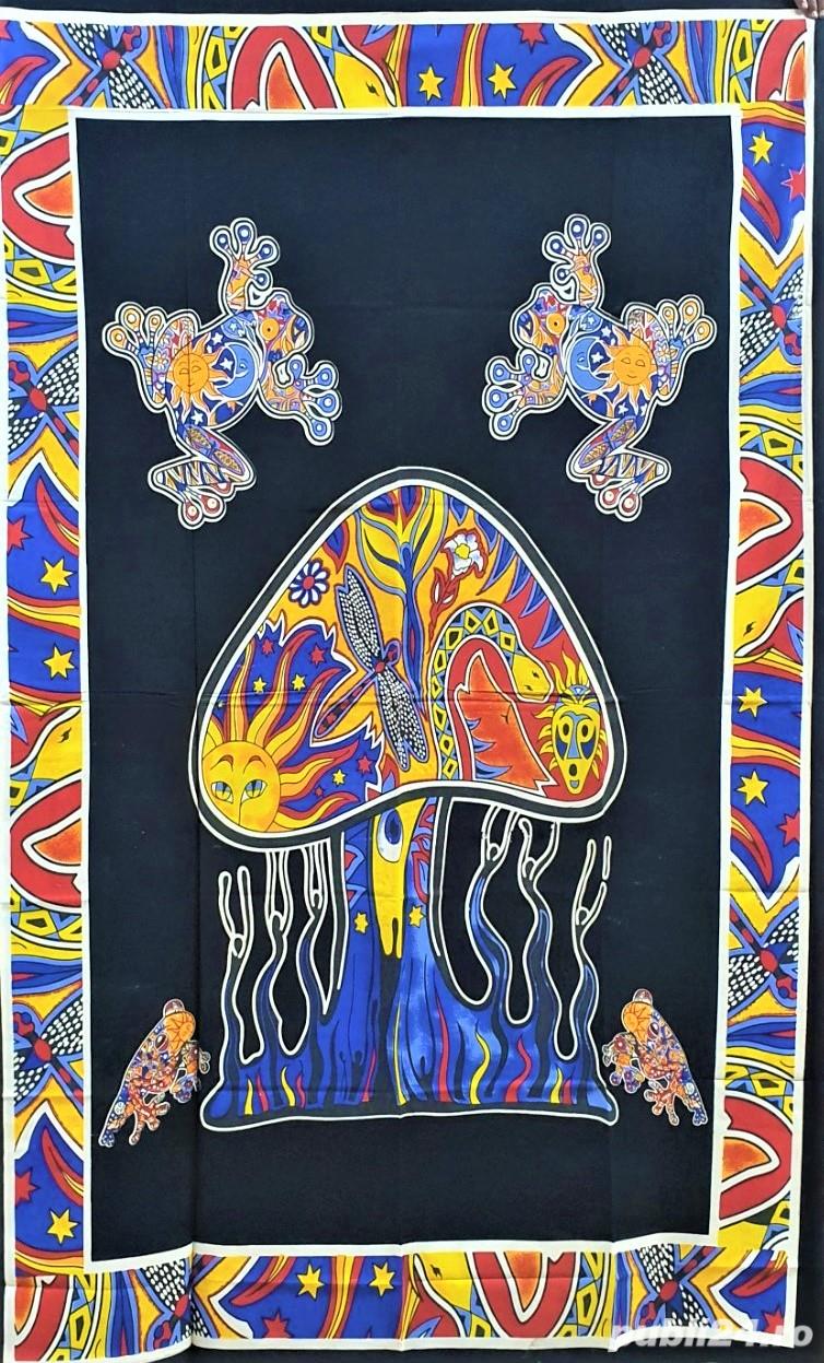 Panza decorativa Mandala, Bumbac 100%, India, 140*210 cm