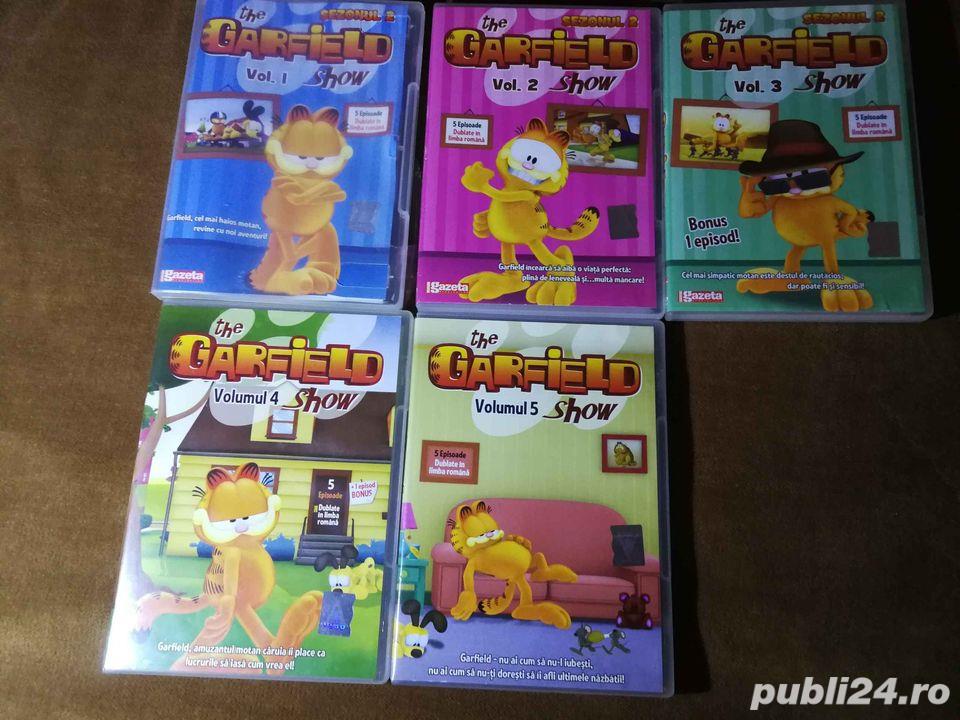 DVD Garfield 5 volume dublate in romana
