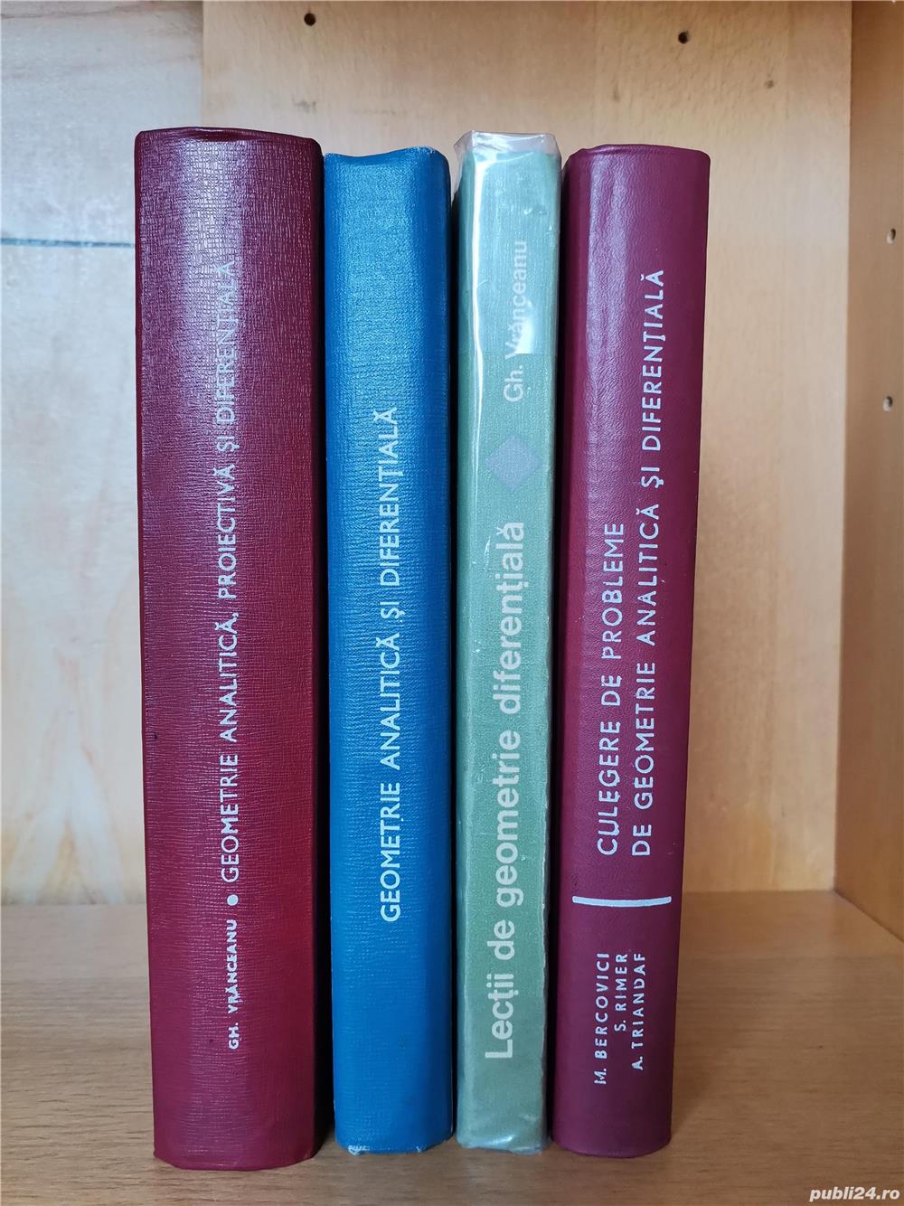 Carti matematica : Geometrie analitica si diferentiala
