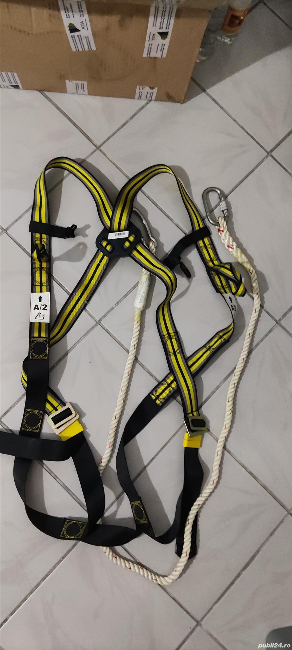 Set Ham pentru lucru la inaltime, Centura protectie pentru lucru la inaltime .