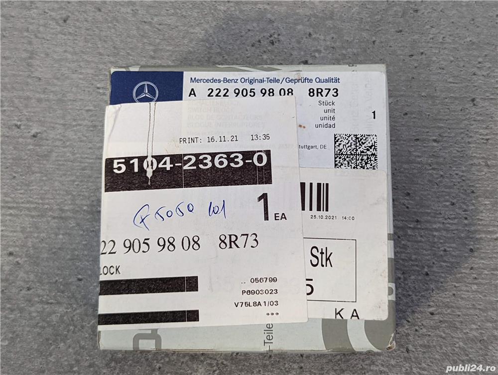 Comutator pentru geam ușă  Mercedes clasa s w222 A22290598088R73