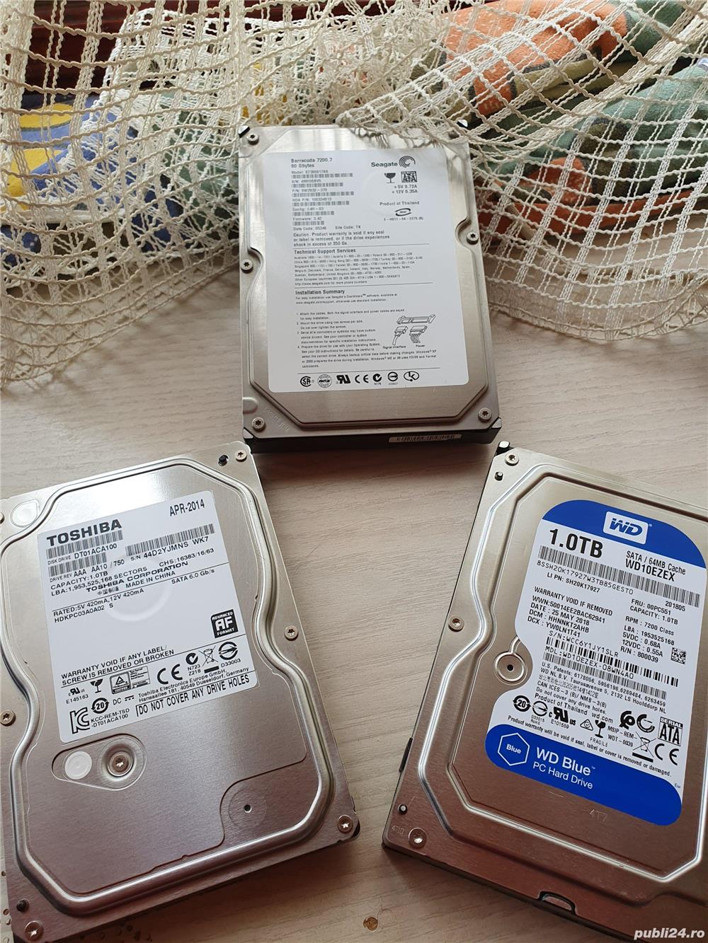 Hdd Hard Diskuri Seagate WD Hitachi