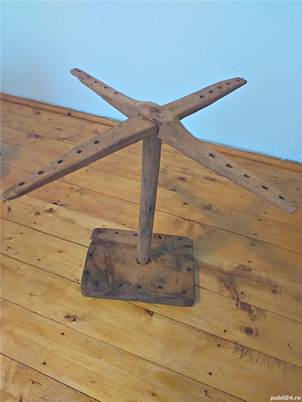 Vartelnita Sucitoare Fuior vechi anii 1950,mare 1 metru, vintage,colectie,retro