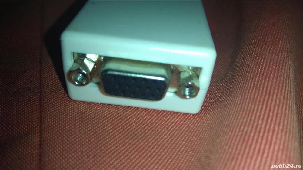 Adaptor Mini DisplayPort tata la VGA mama