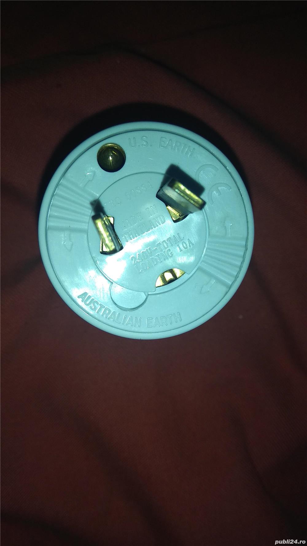 adaptor priza australiana si u.s la priza romaneasca